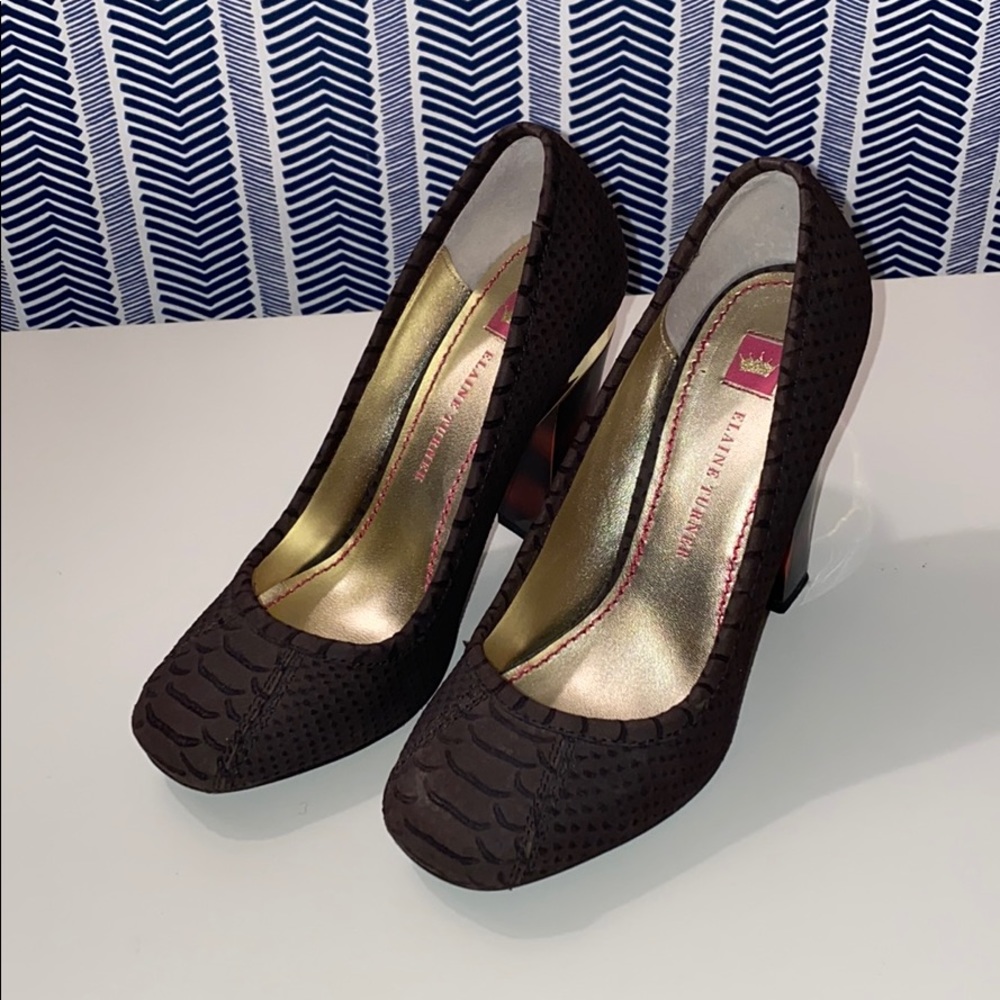 Elaine Turner Brown Heels
